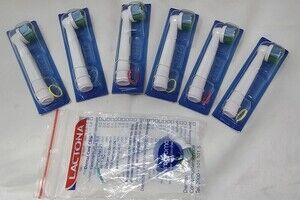 LOT OF 7 Oral-B Precision Clean X-Filament Replacement Brush Heads SEALED Loose
